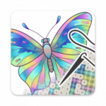 cross stitch book android application logo